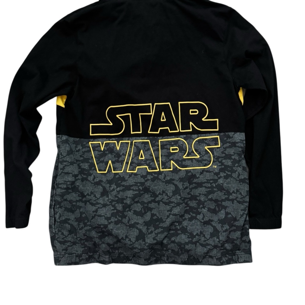 Disney Star Wars Galaxys Edge Split Logo Full Zip Hoodie Jacket Men's S